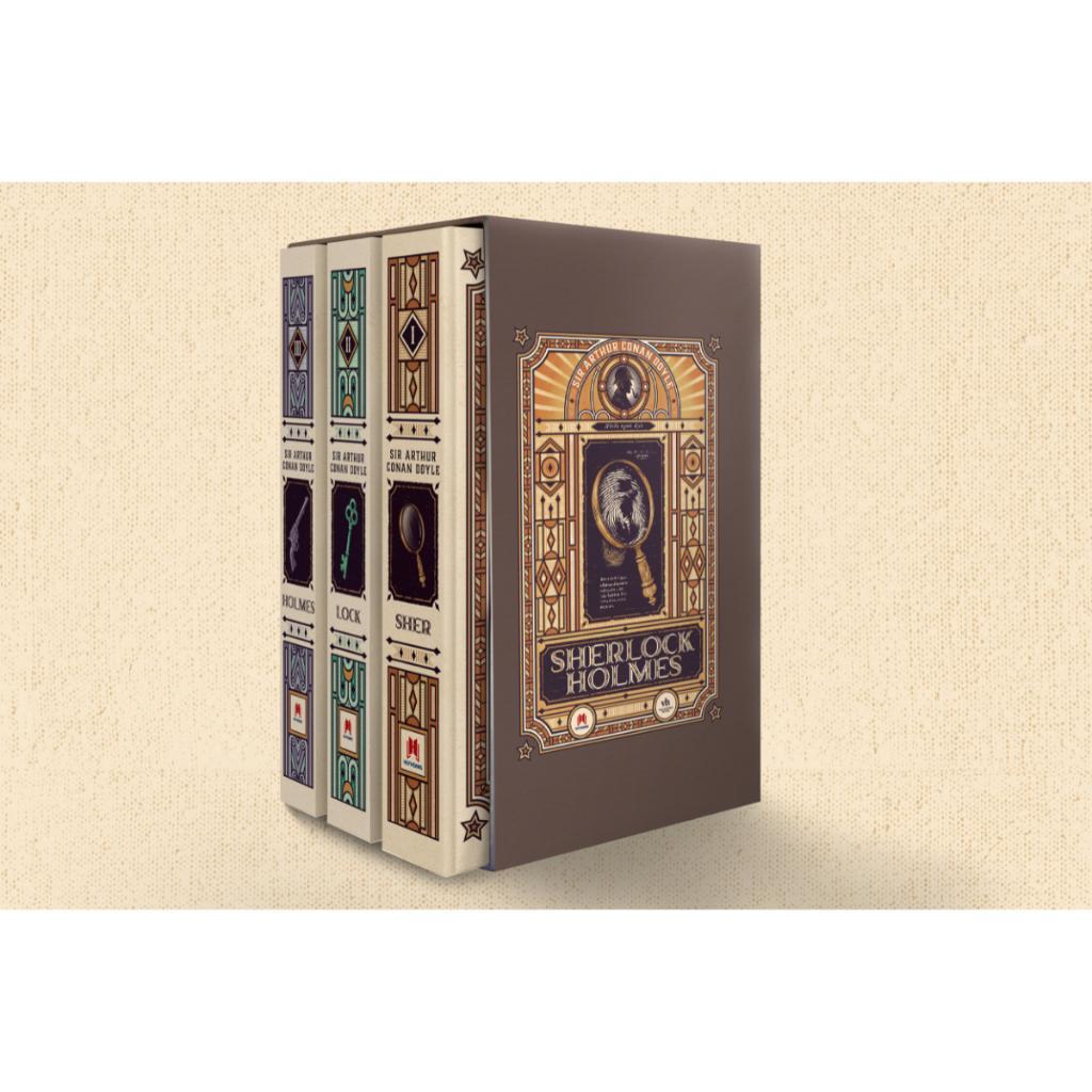 Sách - Boxset Sherlock Holmes Trọn Bộ 3 Tập - Huy Hoàng Bookstore