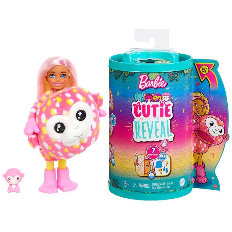 Đồ Chơi BARBIE Búp Bê Chelsea Cutie Reveal -Baby Monkey HKR14/HKR12