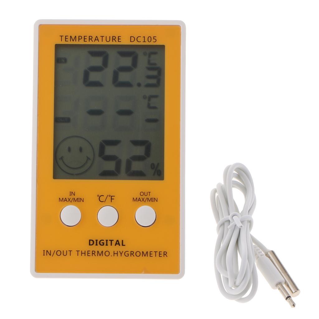 Multi-function Temperature Meter DC105+ Touch Electronic Weather Clock