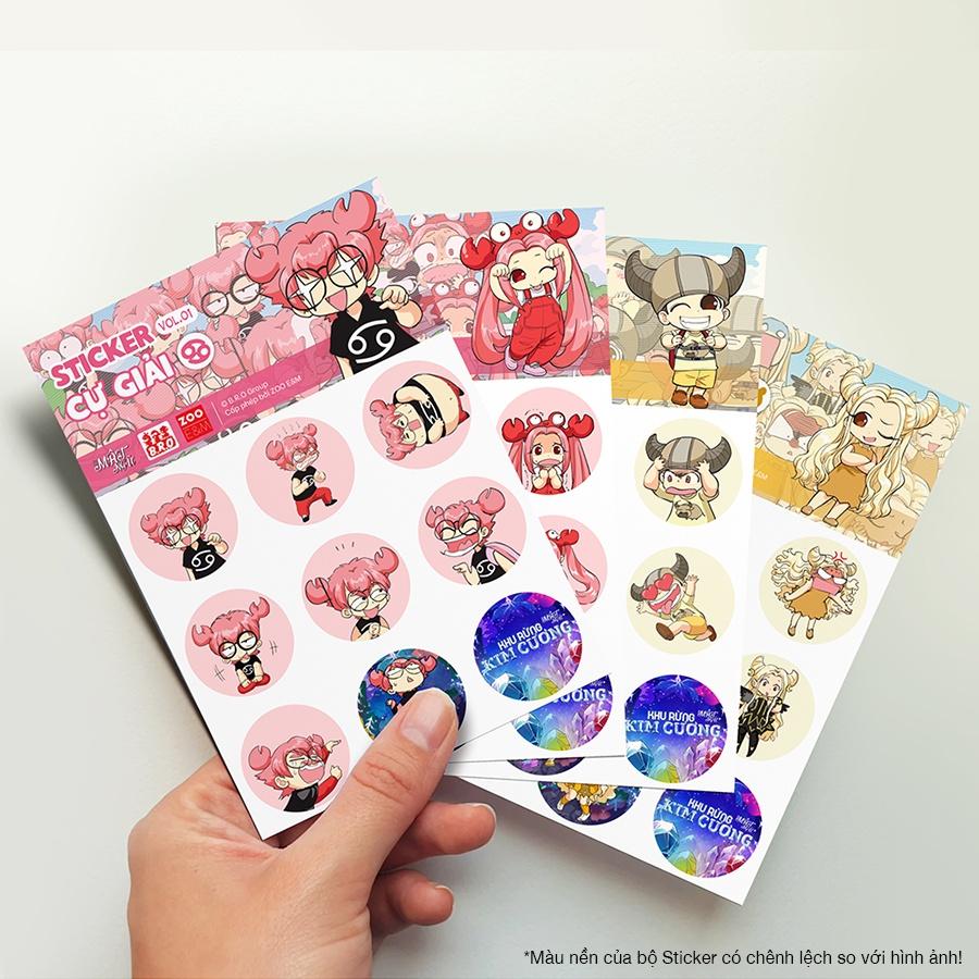 Bộ Sticker Lớp Học Mật Ngữ Vol.01 - Cự Giải và Kim Ngưu - Board Game VN