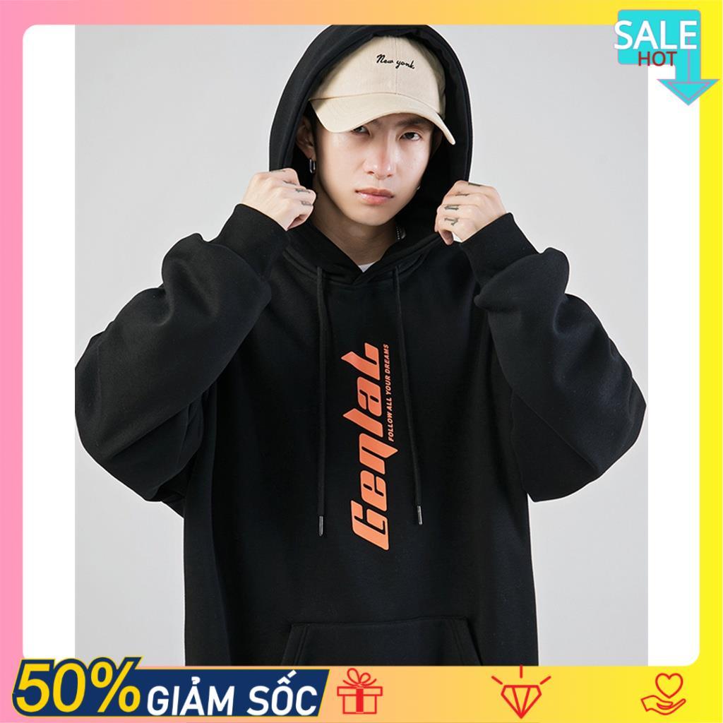 Áo hoodie Áo GenlaL nam nữ, Áo sweater form rộng unisex Hoàng Anh