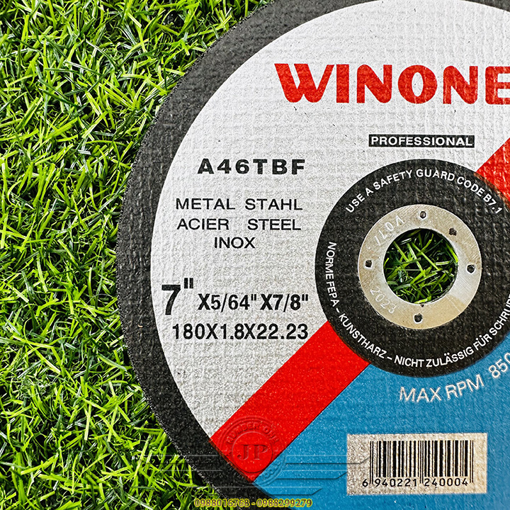 COMBO 5 Đá Cắt Sắt Thép Inox 180mm