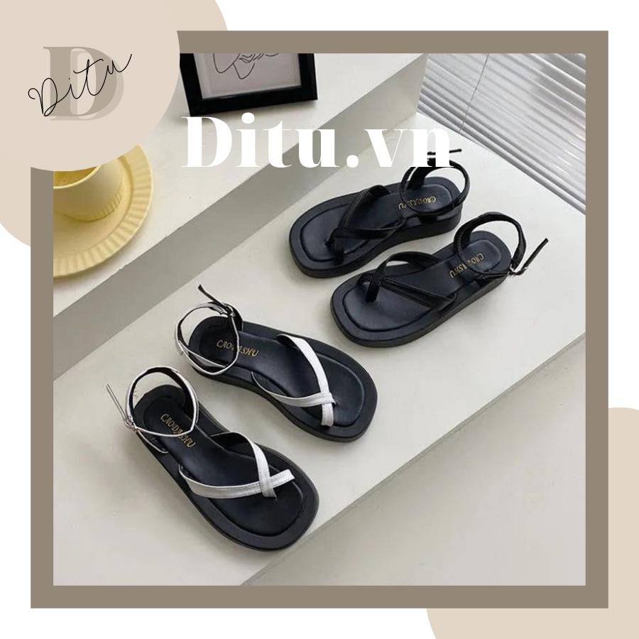 Sandal Nữ Ulzzang Quai Chéo Ngón - Giày Sandal Nữ Đi Học, Đi Chơi Hot 2021