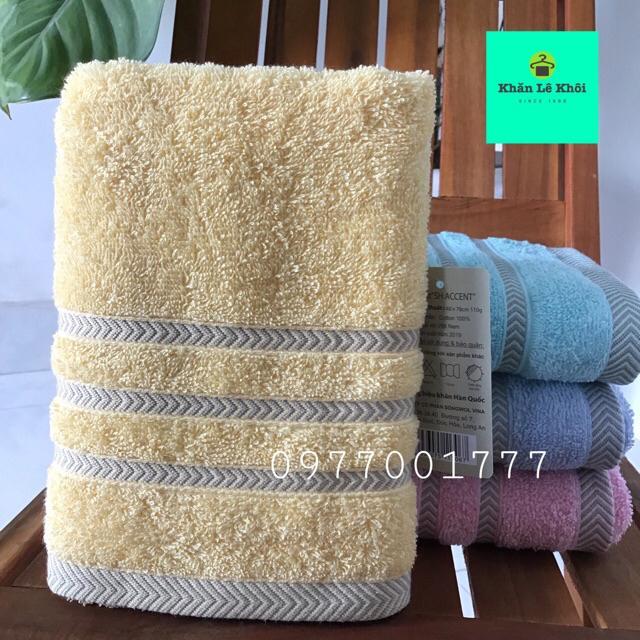 Khăn Tắm SONGWOL Hàn Quốc 100% cotton chính hãng - Nhiều màu - SH ACCENT