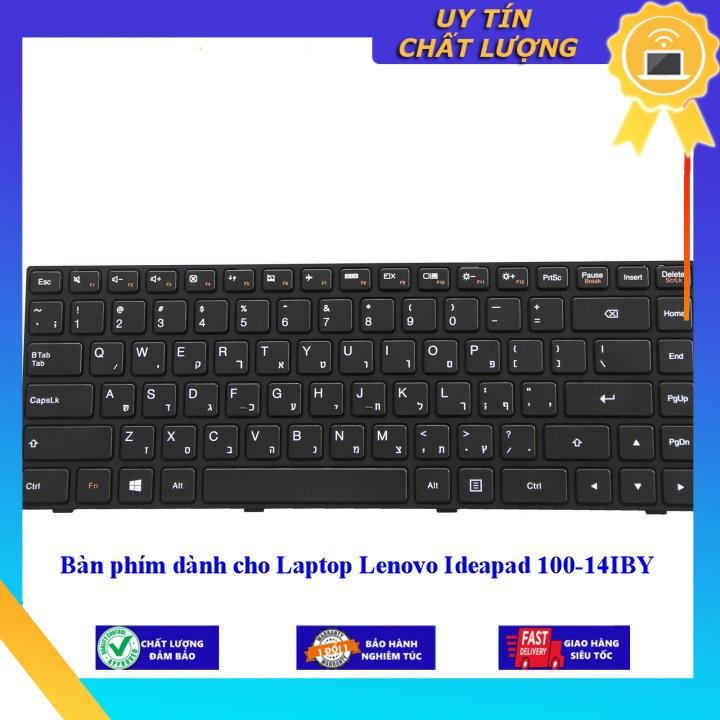 Bàn phím dùng cho Laptop Lenovo Ideapad 100-14IBY - Hàng Nhập Khẩu New Seal