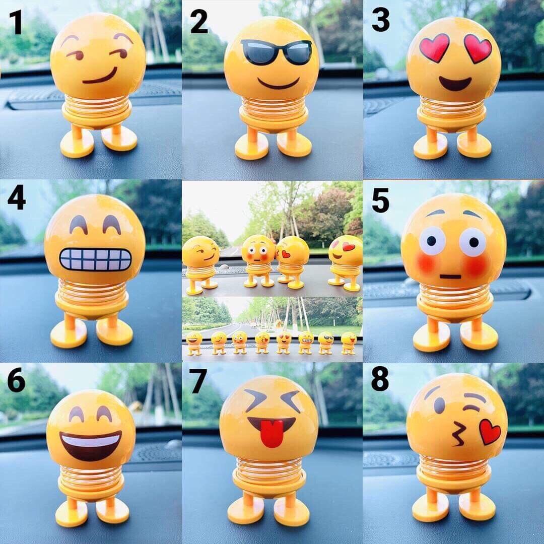 Thú Nhún Lò Xo Mặt Cười Biểu Cảm Vui Nhộn Emoji Ngộ Nghĩnh, Mặt Cười Cute,