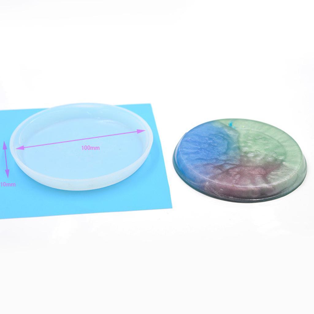 1 Set Display Base Plate Tray DIY Resin Mould Craft Tools