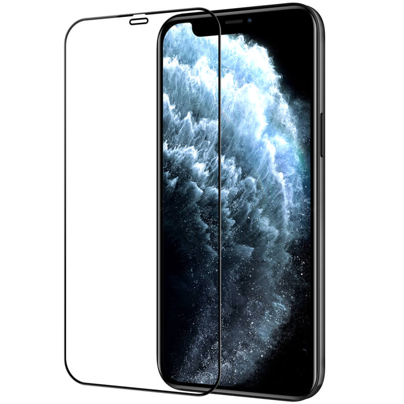 Miếng dán cường lực iPhone 12 Pro Max (6.7 inch) hiệu Nillkin Amazing CP+ Pro full màn hình 3D mỏng 0.23mm, Kính ACC Japan, Chống Lóa, Hạn Chế Vân Tay - Hàng chính hãng