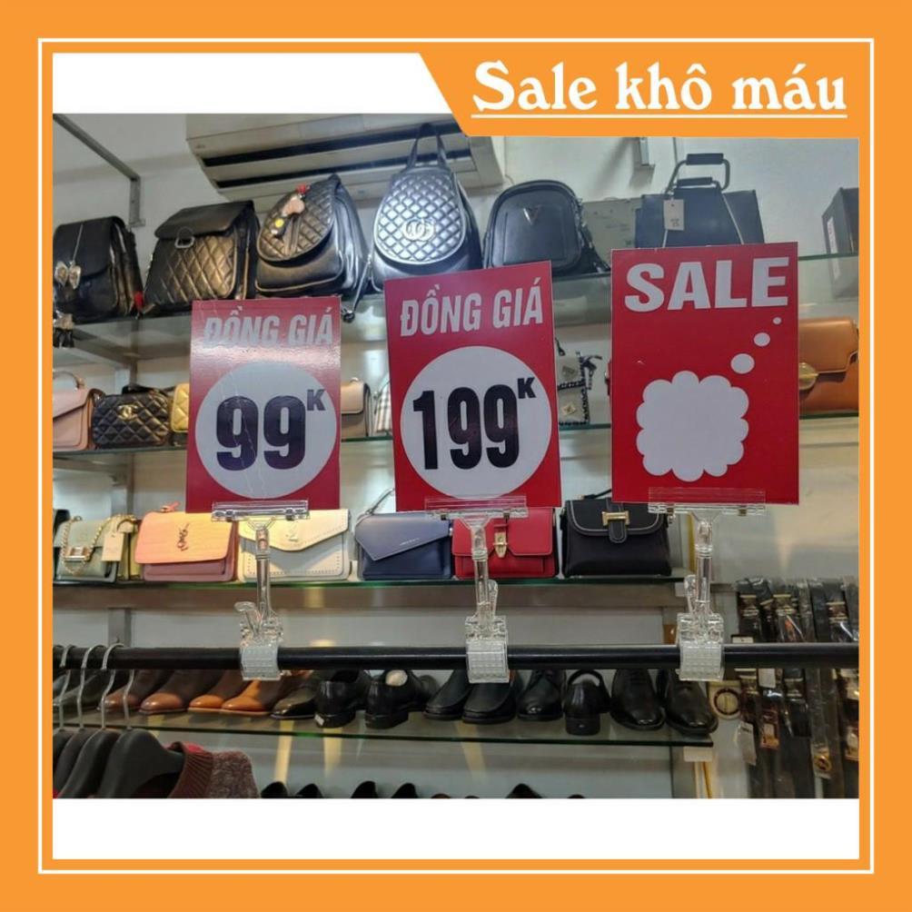 BIỂN GHI ĐỒNG GIÁ 99K, ĐỒNG GIÁ 199K, BIỂN TRẮNG SHOP TỰ GHI GIÁ ( không bao gồm kẹp )