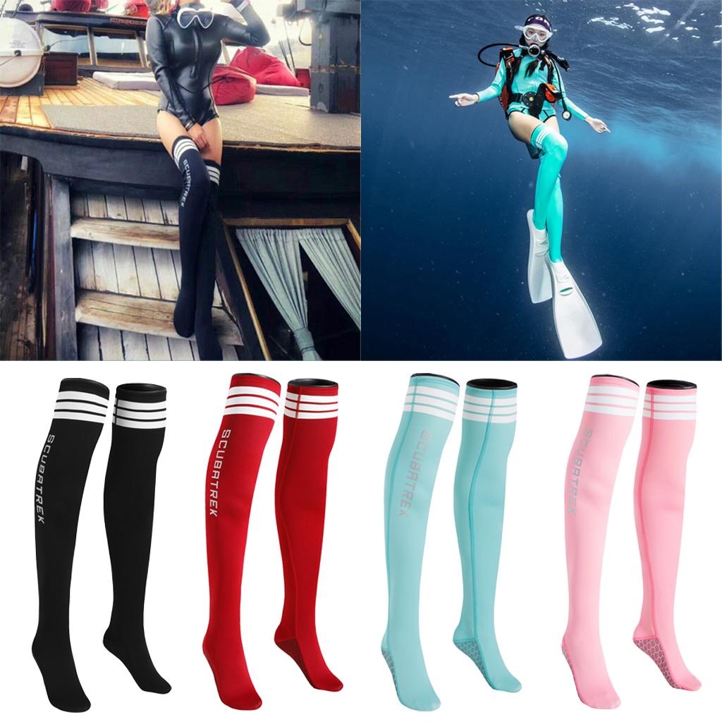 Neoprene 1.5mm Fin Socks Water Sports Snorkeling Diving Stocking Anti-Slip Socks Wetsuit for Women Lady Girls