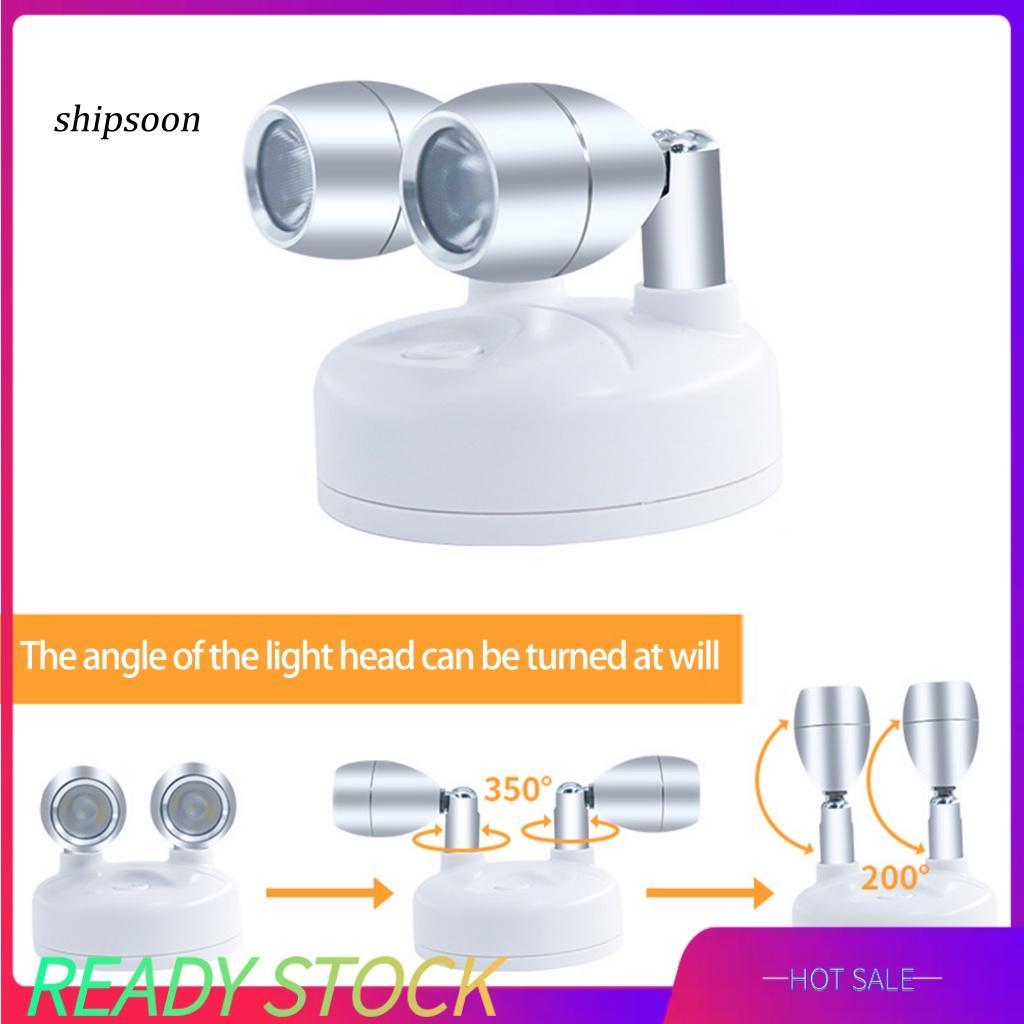 Set 2 Đèn Chiếu Sáng Dùng Pin Kèm Điều Khiển Từ Xa Tiện Dụng