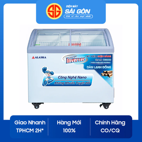 Tủ đông Alaska Inverter KC-210CI (210L) - Chỉ giao HCM