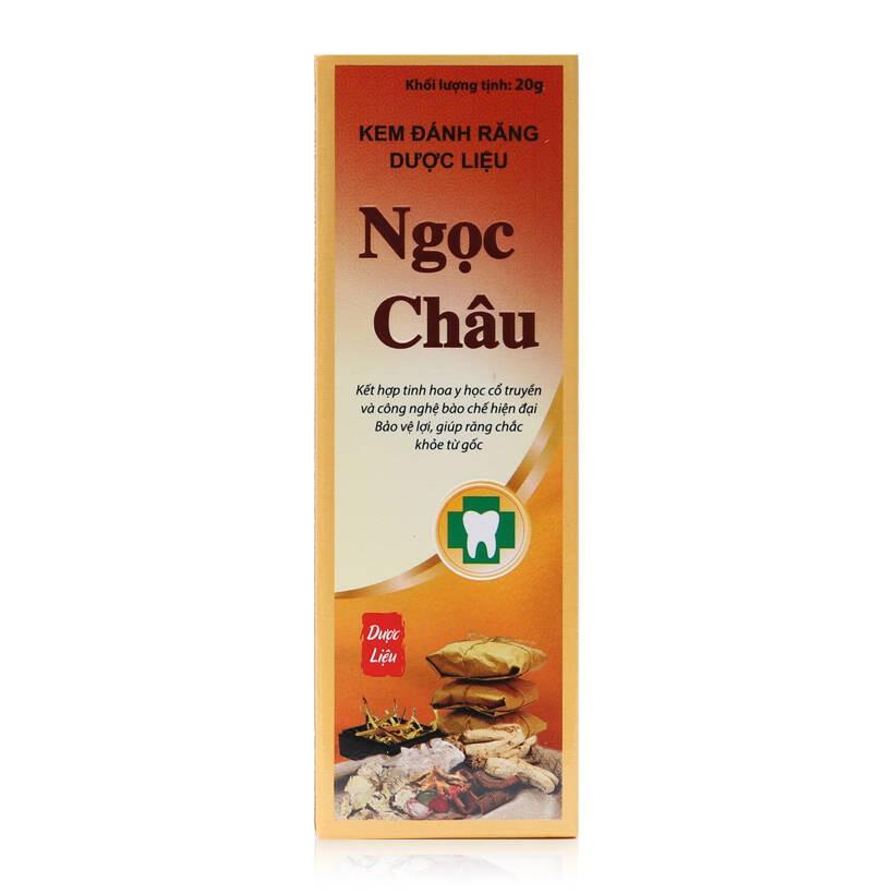 Kem đánh răng dược liệu Ngọc Châu Truyền Thống 20g