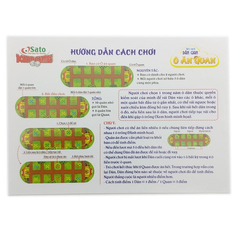 Cờ Ô Ăn Quan 2in1 Sato 037