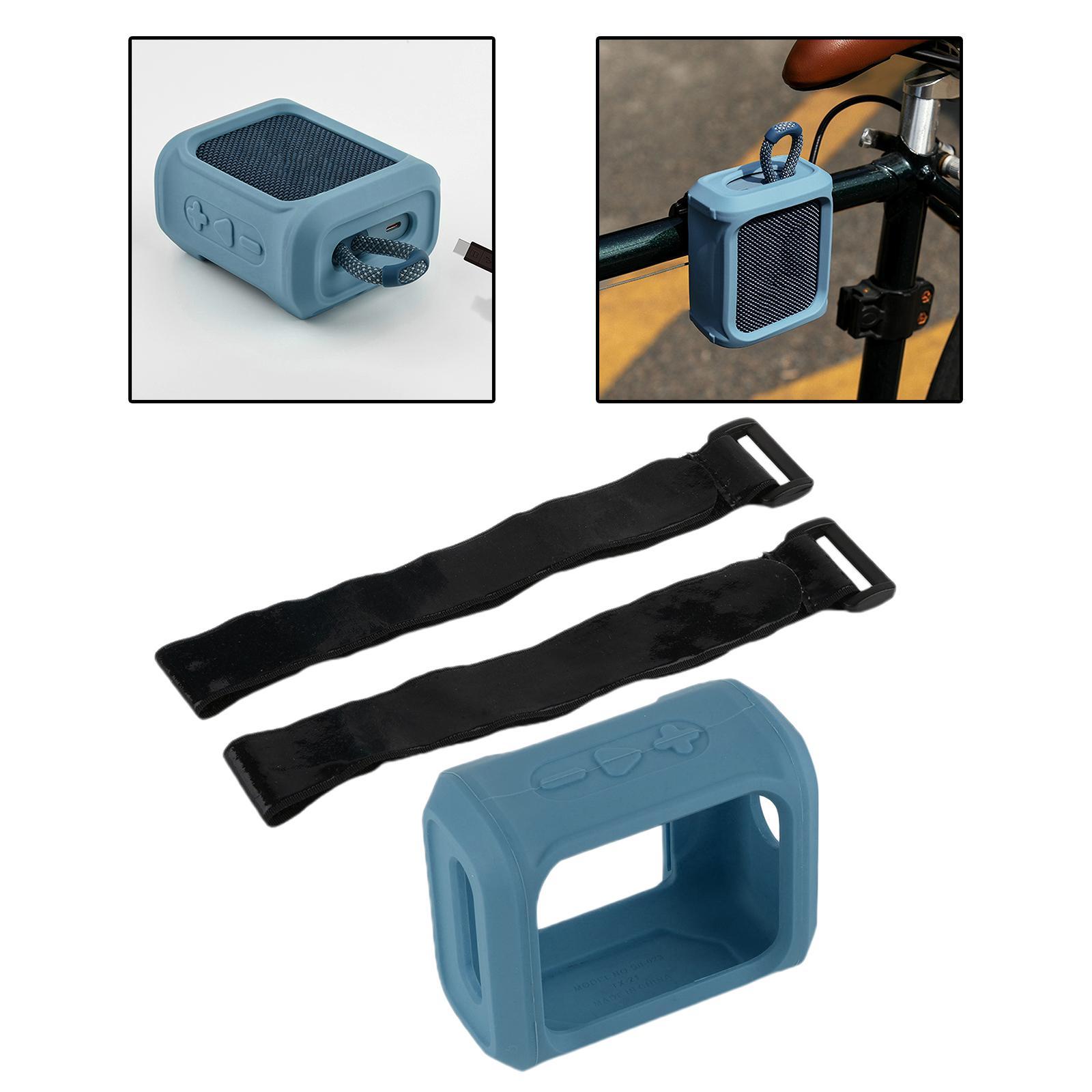 Silicone Travel Case Cover Protective Box For GO 3 Speaker Blue