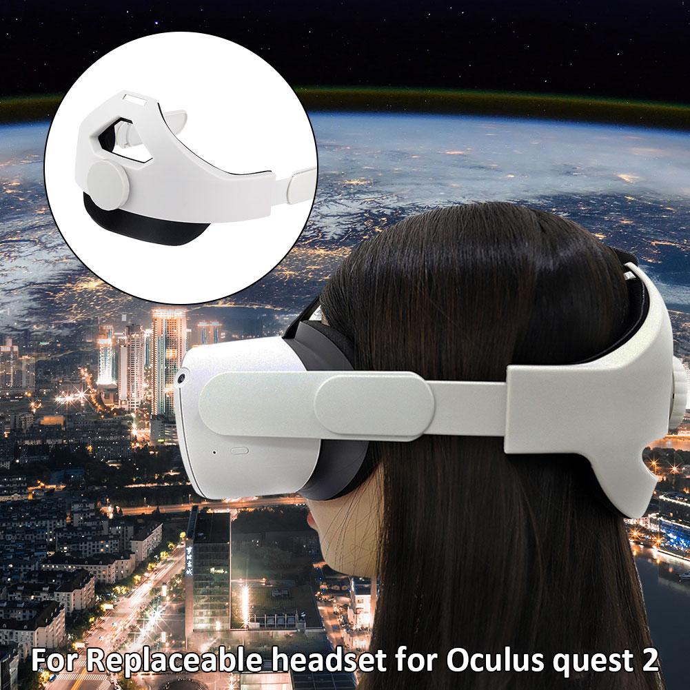 Có Thể Điều Chỉnh Thay Thế Đầu Dây Đeo Đầu Head Strap Cho Oculus Nhiệm Vụ 2 VR Kính Tai Nghe Tai Nghe Phụ Kiện