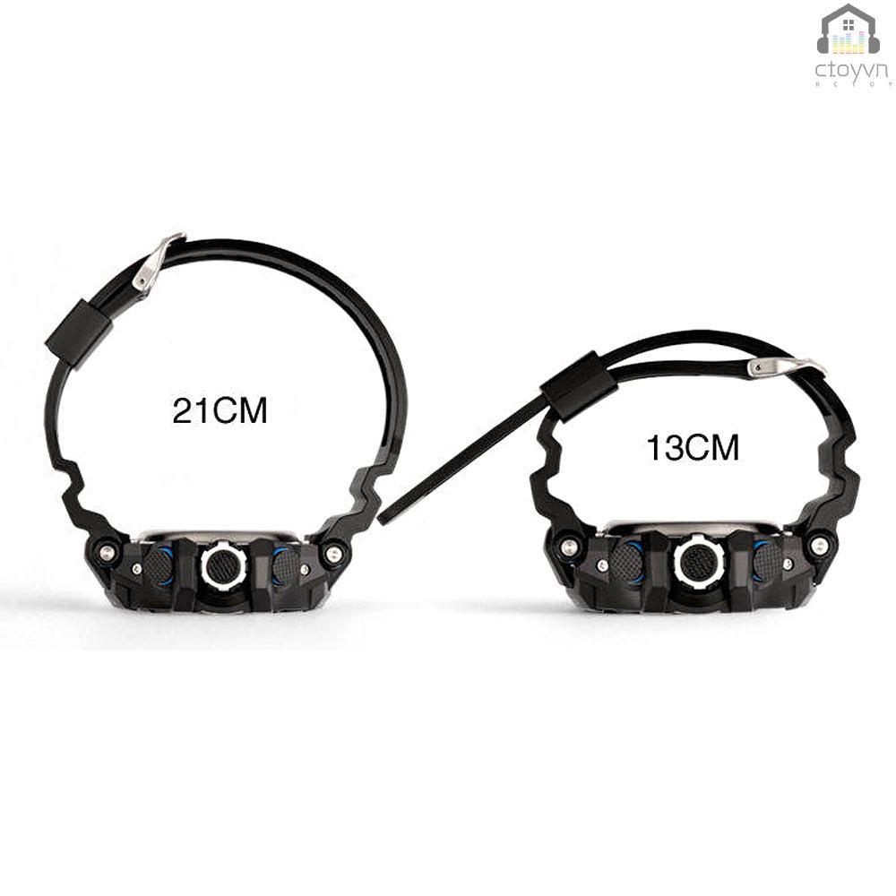 Đồng hồ đeo tay điện tử chống thấm nước màn hình lớn có báo thức và chuông báo cho nam