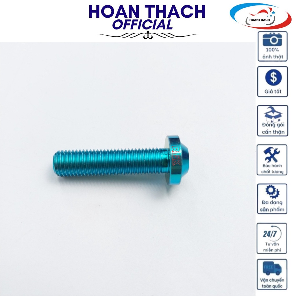 Ốc Gr5 10L40 Đầu Dù Xanh Lục Bảo dùng cho nhiều dòng xe SP016455