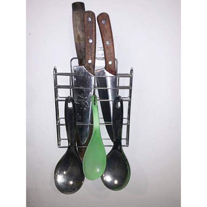 Giá treo dính tường nhà bếp Inox 304 LC-DT hàng xuất Nhật - Treo Dao kéo, muỗng, thìa đa năng