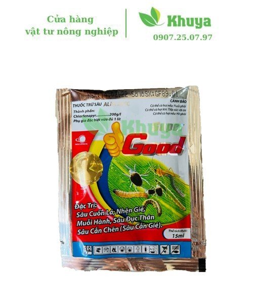 Thuốc trừ sâu Alex Super Good 15ml Nhện gié - Muỗi hành