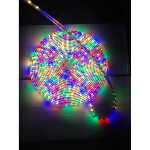 Đèn Led dây 2835 7 màu nháy đuổi cuộn dài 10m Tặng kèm 01 nguồn
