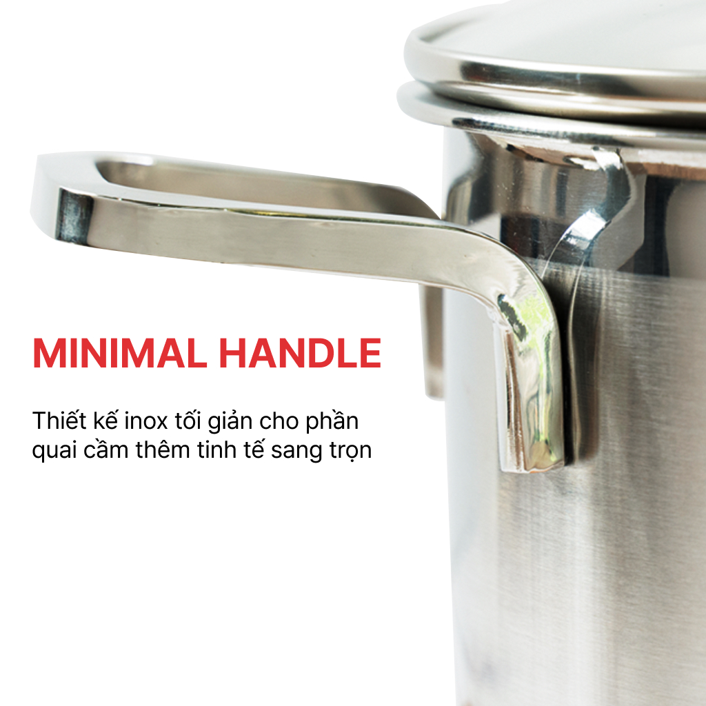 Bộ nồi Inox cao cấp 3 lớp đáy liền Happy Cook Tres+ HCS-TRP6PC