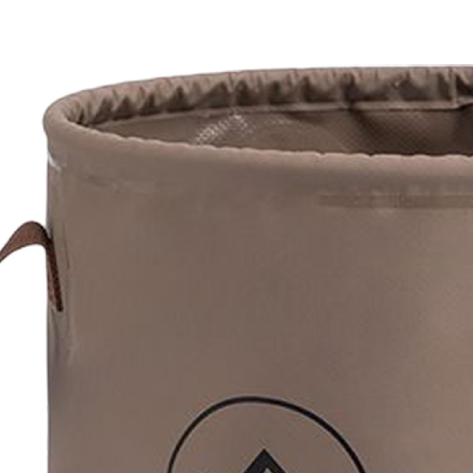 Camping Folding Bucket Water Storage Container 20L Collapsible Bucket Coffee
