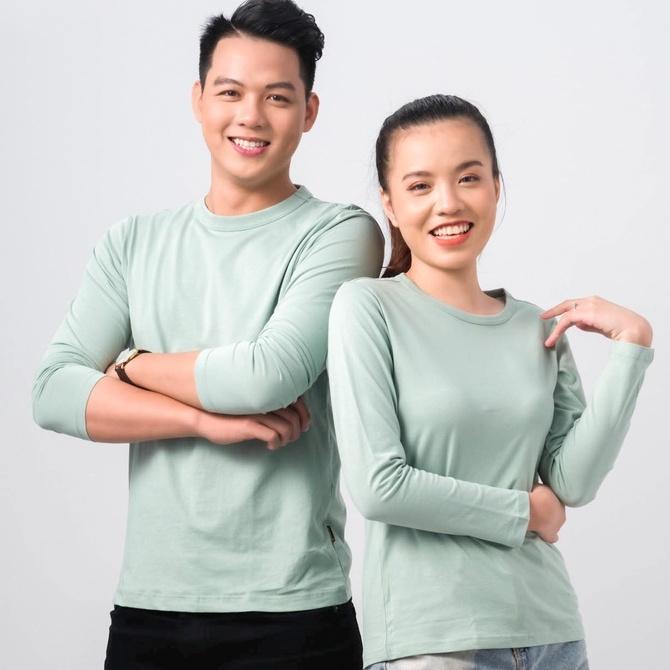 Áo Couple Tay Dài Nam Nữ Gold Rhino - Áo giữ nhiệt Basic State - Thời trang thu đông