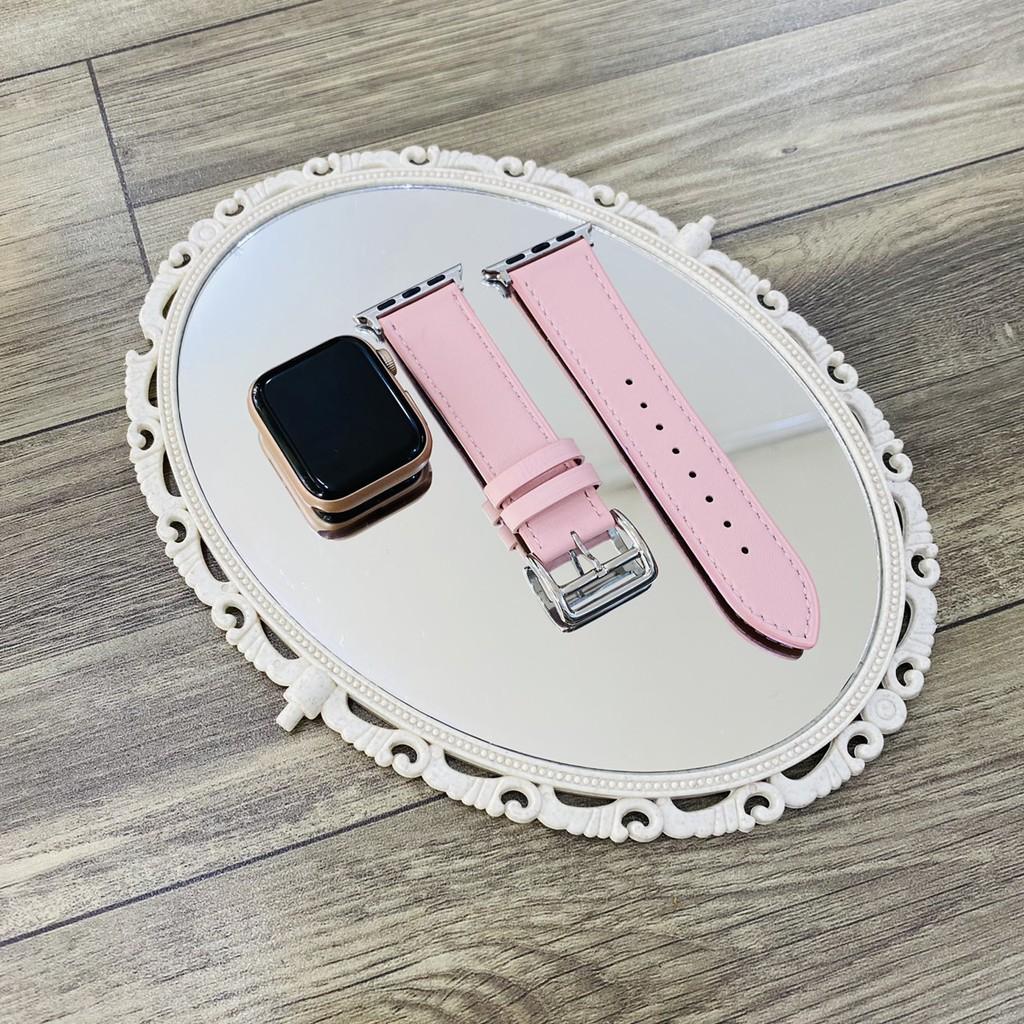 Bộ sưu tập dây da H cực đẹp dành cho apple watch series 1/2/3/4/5/6/se