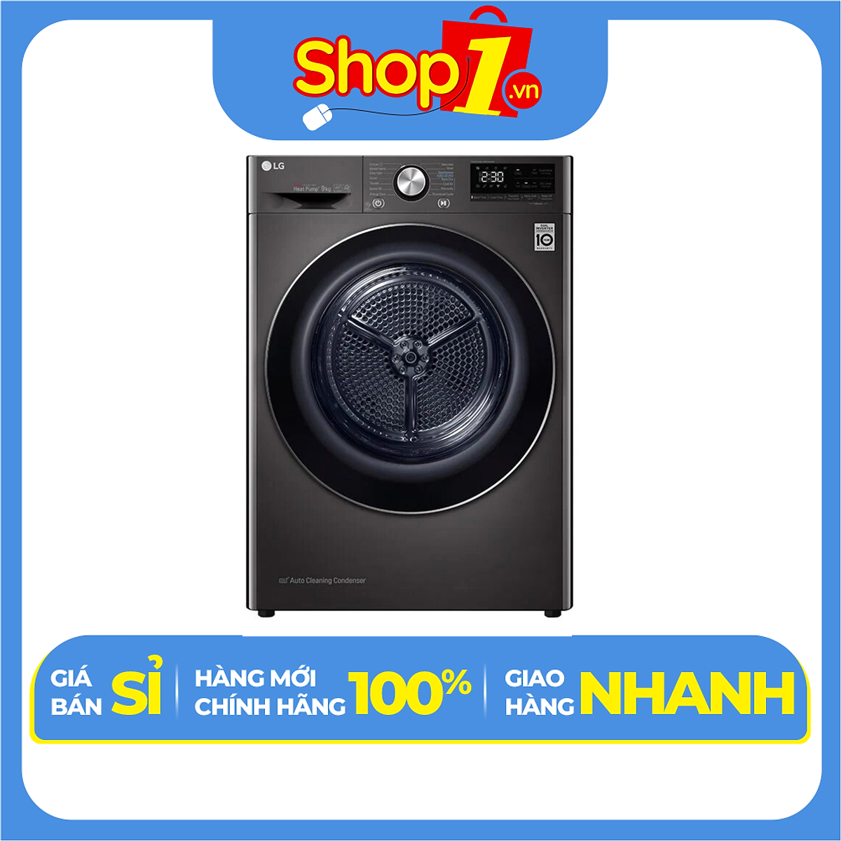 Máy sấy bơm nhiệt LG 9 Kg DVHP09B - Chỉ giao tại HN