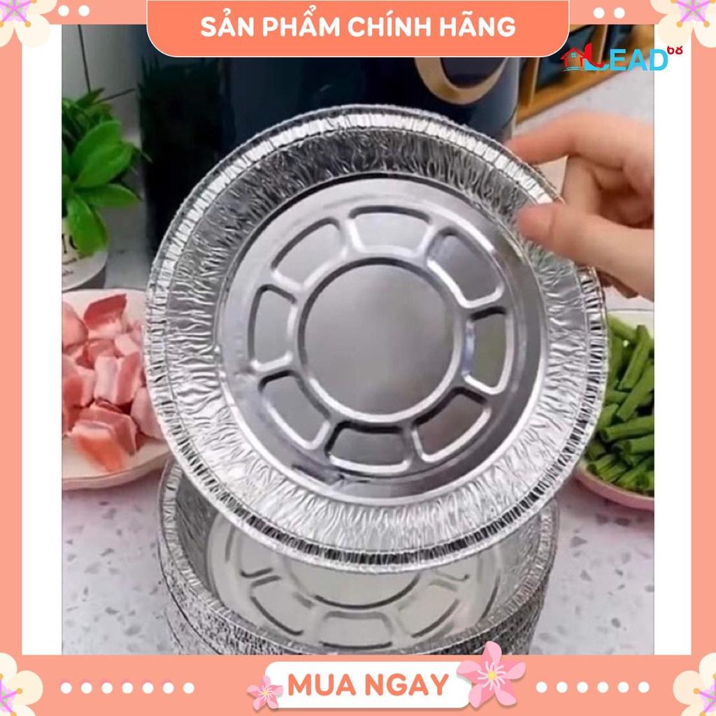 Khay giấy bạc lót nồi chiên không dầu đường kính 21cm