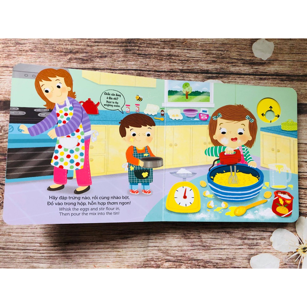 Sách - Sách Chuyển Động - Busy - Baking - Làm Bánh