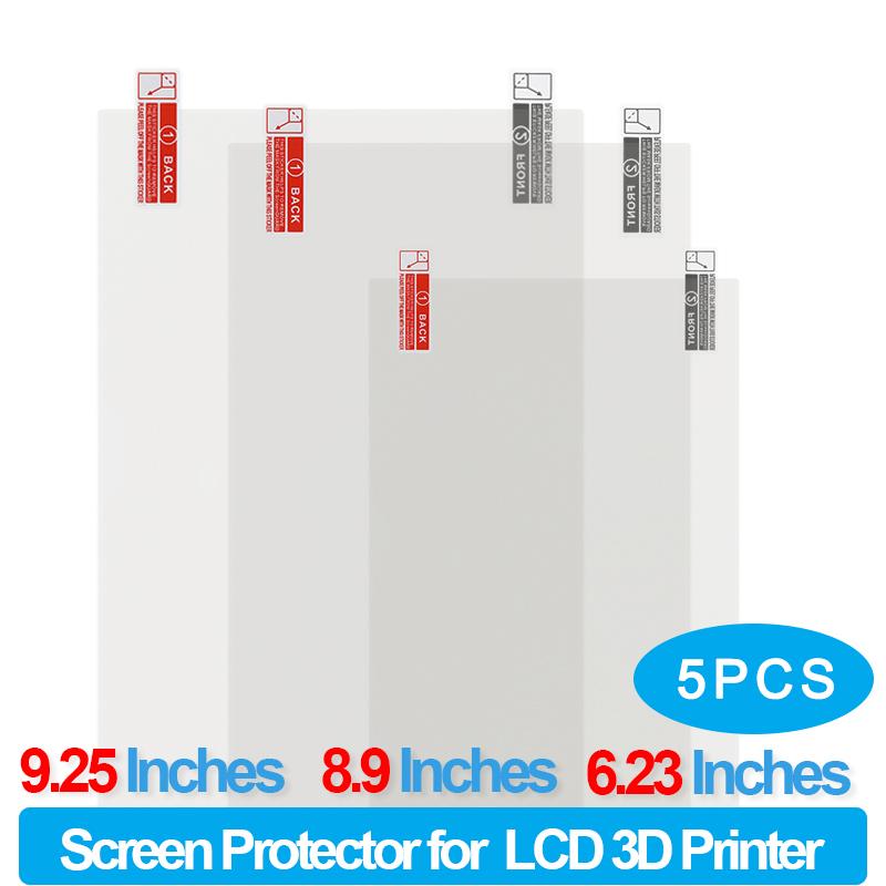 5PCS Phim bảo vệ màn hình cho AnyCubic Photon Mono X M3 Plus Mono 2K 4K 8,9 9,25 6,23 inch LCD Máy in 3D