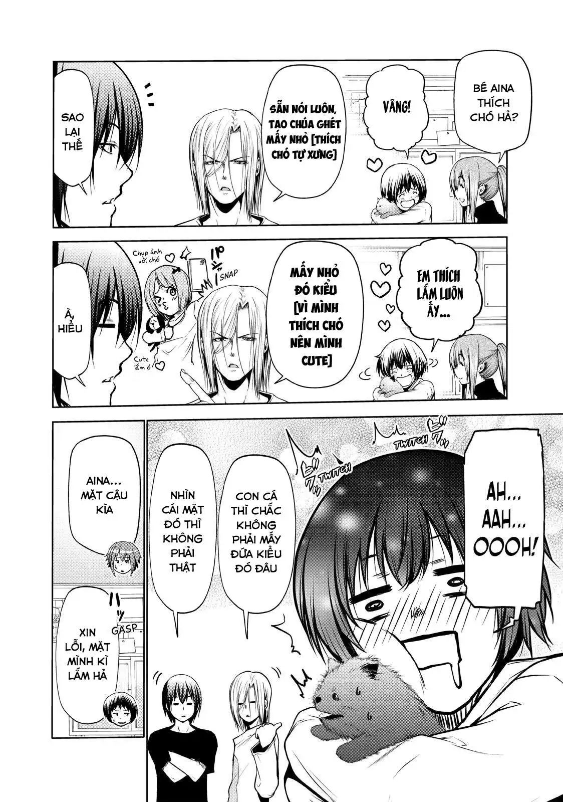 cô gái thích lặn - grand blue chapter 64.5 4