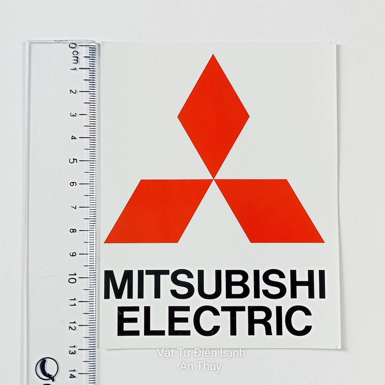 Combo 10 tem MITSUBISHI ELECTRIC dán đuôi cục nóng - Tem dán cục nóng - Tem trang trí cục nóng - Tem đuôi nóng máy lạnh
