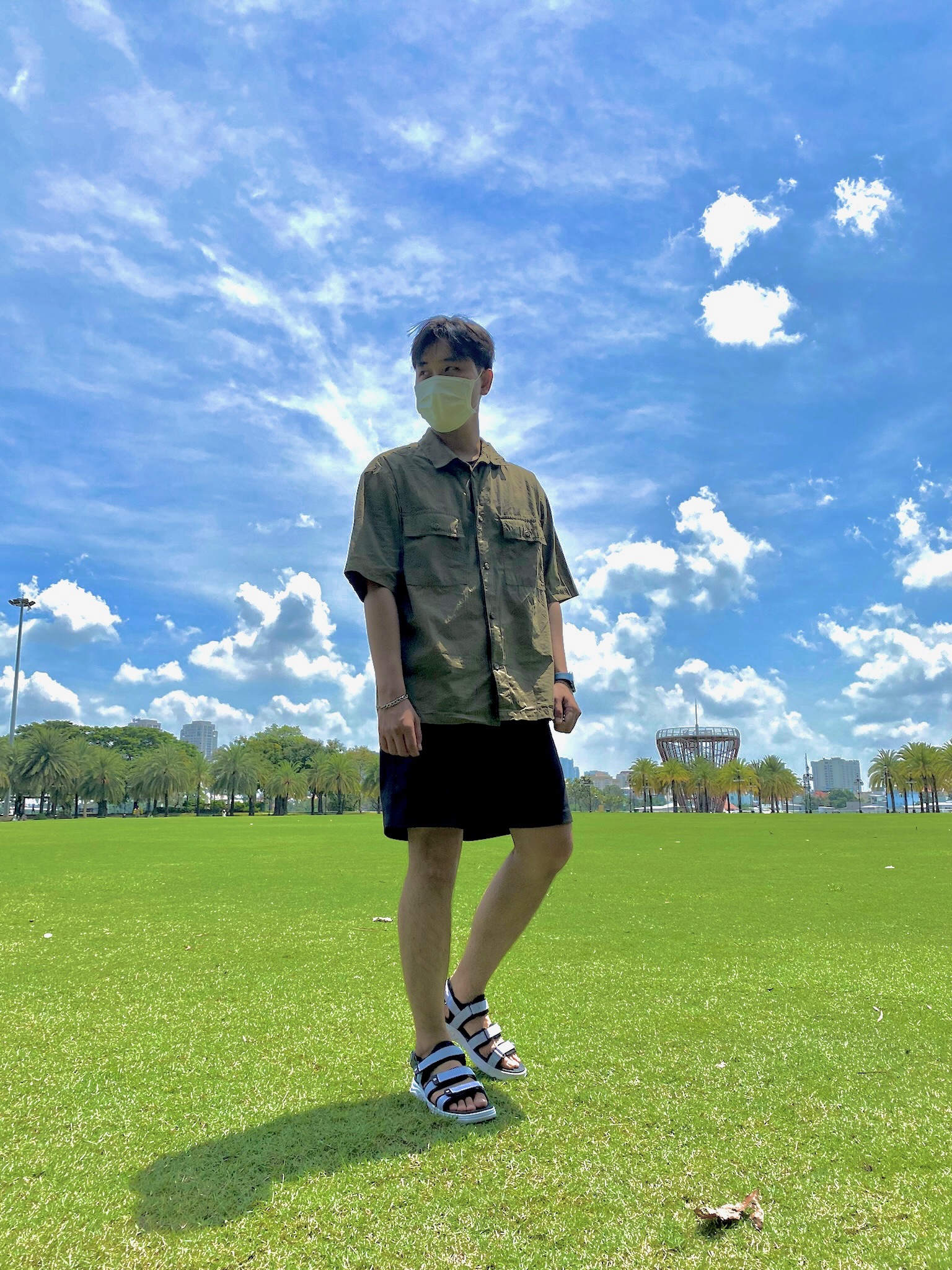 Giày Sandal Nam The Bily 3 Quai Ngang - Đế Trắng Lót Đen Màu Trắng BLDTMD04