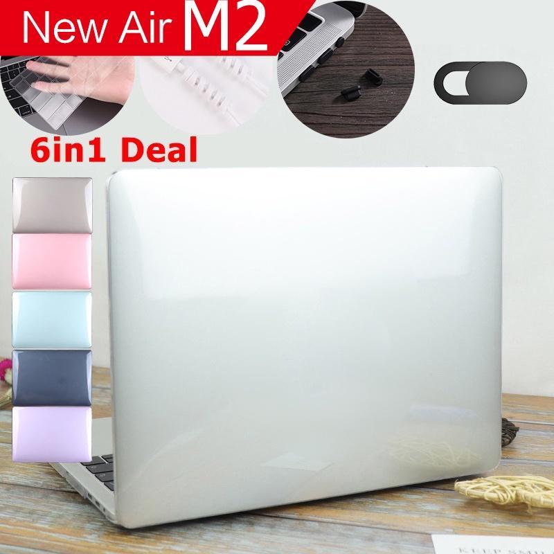 Vỏ Bảo Vệ Trong Suốt Siêu Mỏng 6 Trong 1 Cho Macbook Air M2 Pro 13 14 inch A2681 A2442 Air M1 A2337 A2338 2021