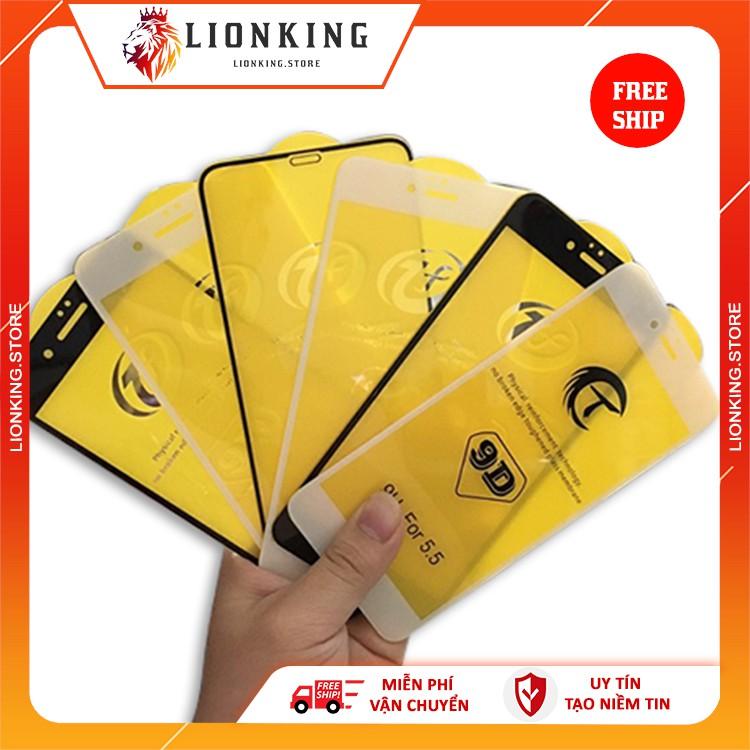 Kính cường lực iphone 9D full màn chống vân tay cho iphone 6/6s/6plus/7/7s/7plus/8/8plus