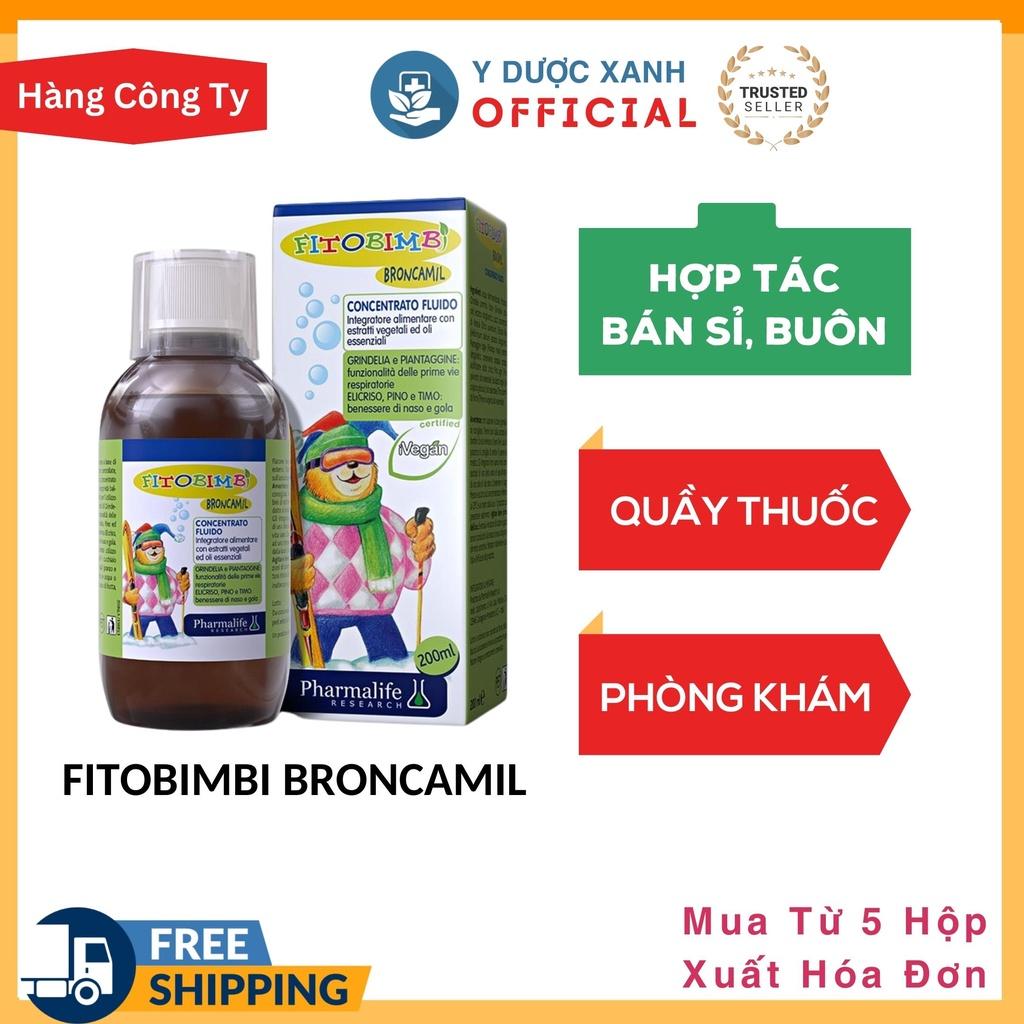 Phòng Khám, Nhà Thuốc - FITOBIMBI BRONCAMIL 200ml của Ý, Siro giảm ho tiêu đờm cho bé - Y Dược Xanh