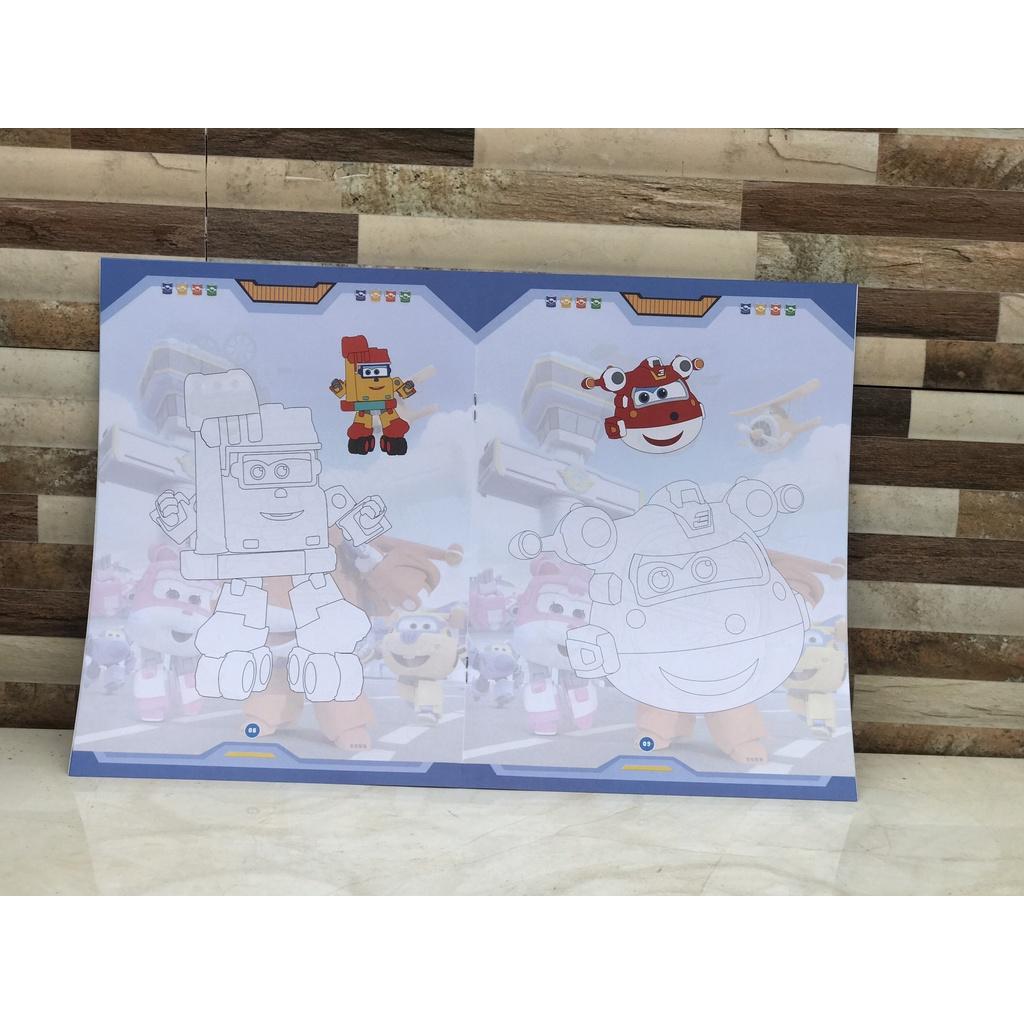 TẬP:Bé tô màu SUPER WINGS ]