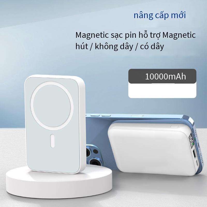 Tùy chỉnh thuận lợi nhất phù hợp với kho báu sạc không dây hút từ tính Apple Magsafe 22,5w sạc nhanh nguồn điện di động khung màn hình hiển thị kỹ thuật số