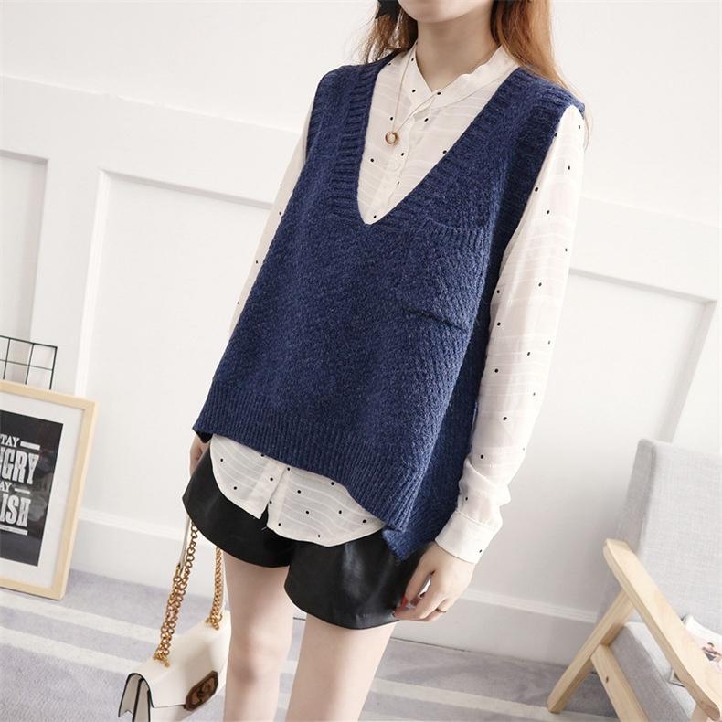 Áo ghile len form rộng dáng lửng trẻ trung, thời trang phong cách trẻ