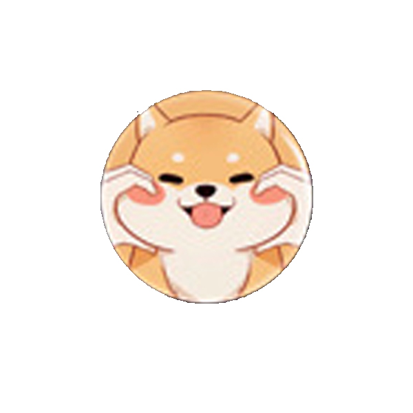 Miếng dán điện thoại shiba cute