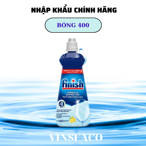 Nước làm bóng Finish 400ml, 750ml, 800ml, 1150ml dùng cho máy rửa bát