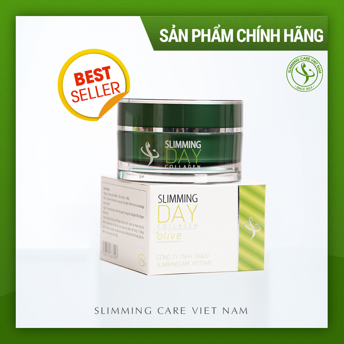 Ba Hộp Thảo mộc hỗ trợ giảm cân Slimming Care X3 Tặng Kèm Kem Tan Mỡ Slimming Day Collagen