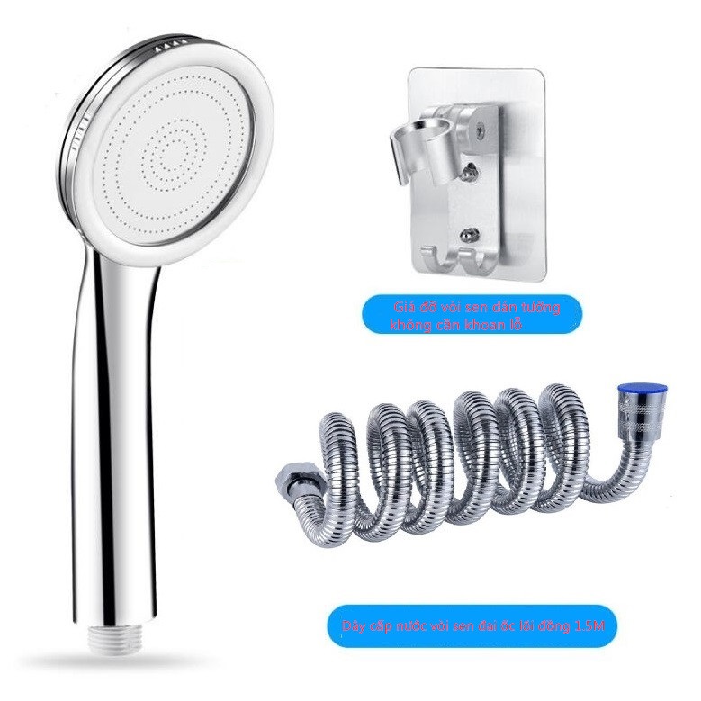 Bộ vòi sen siêu mỏng tăng áp có thể tháo rời để vệ sinh, 1 bộ gồm có 3 sản phẩm