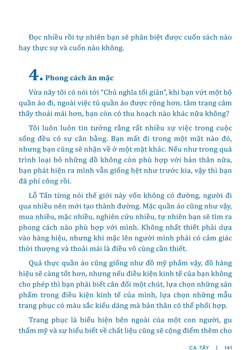 Càng Kỷ Luật, Càng Tự Do - Ca Tây