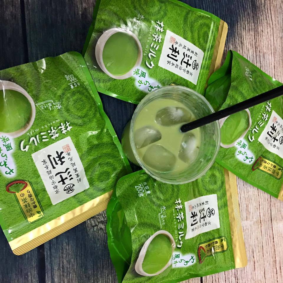 Bột sữa trà xanh Matcha Milk 200g Nhật Bản