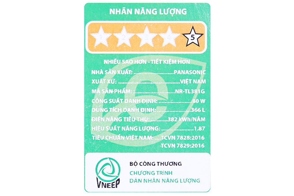 Tủ lạnh Panasonic Inverter 366 lít NR-TL381GPKV - Hàng chính hãng - Giao hàng toàn quốc