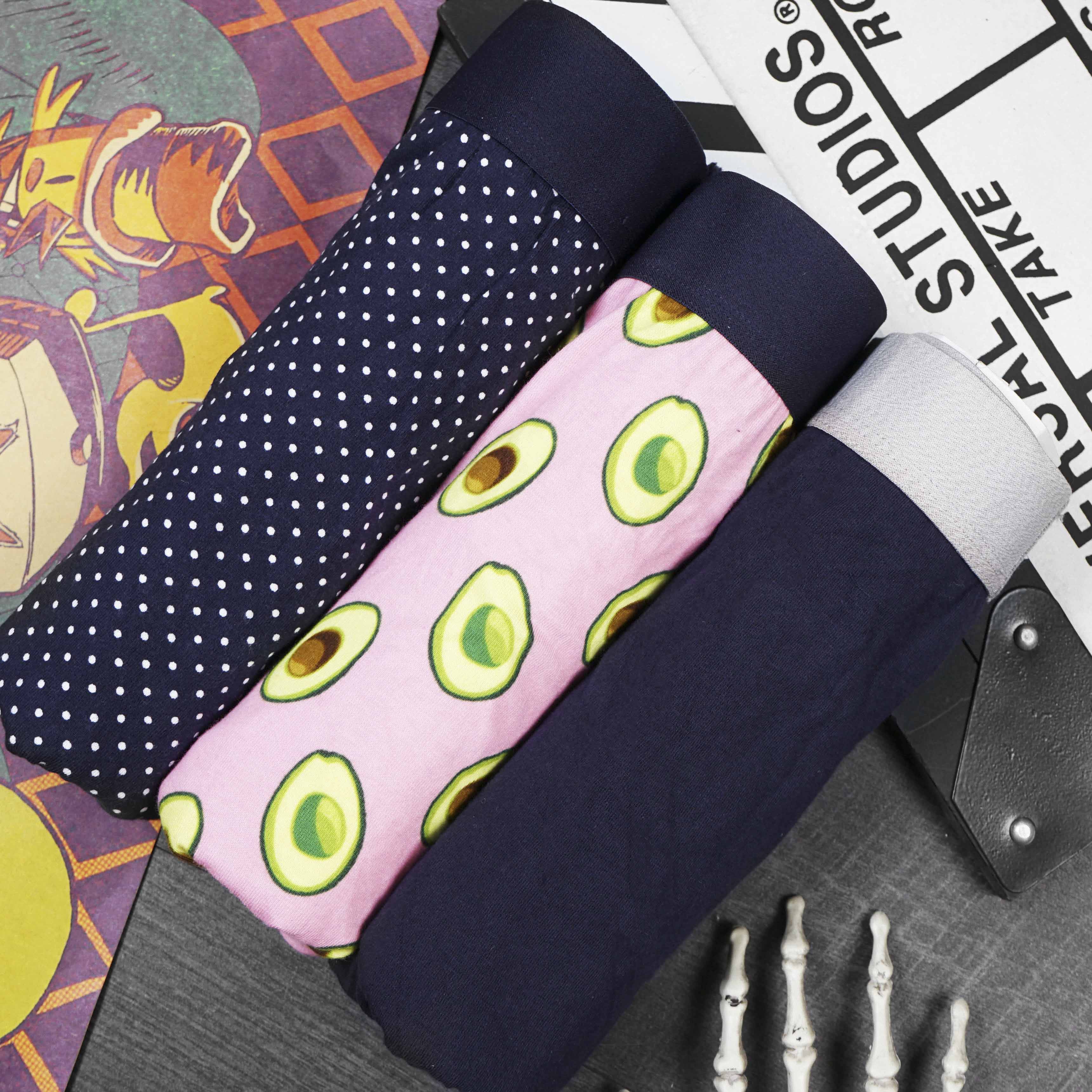 Combo 3 Quần Boxer Cotton 100% - Trơn và họa tiết